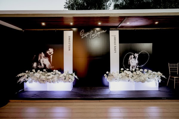 Spring Wedding Limassol Black White Details