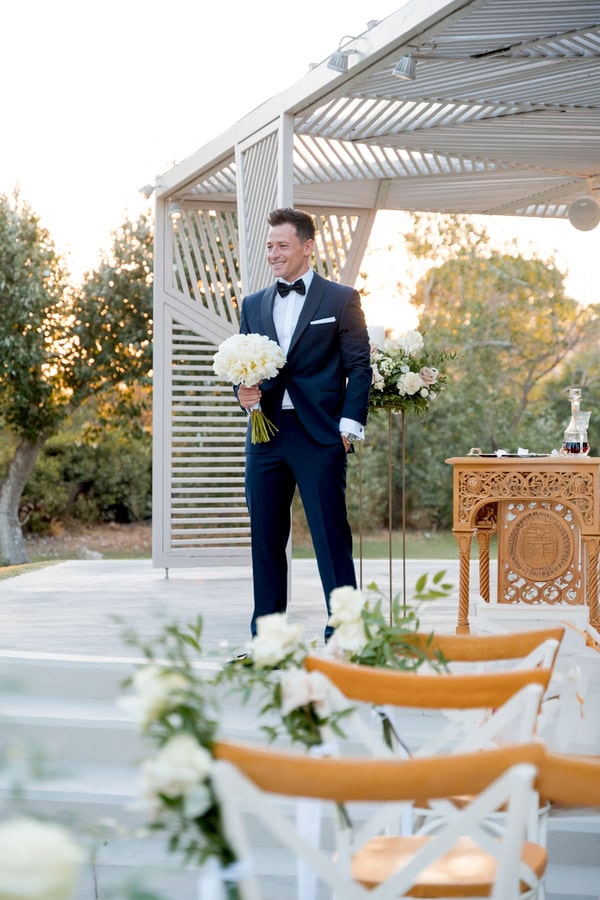 Stylish Summer Wedding Galazia Akti