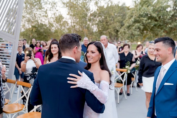 Stylish Summer Wedding Galazia Akti