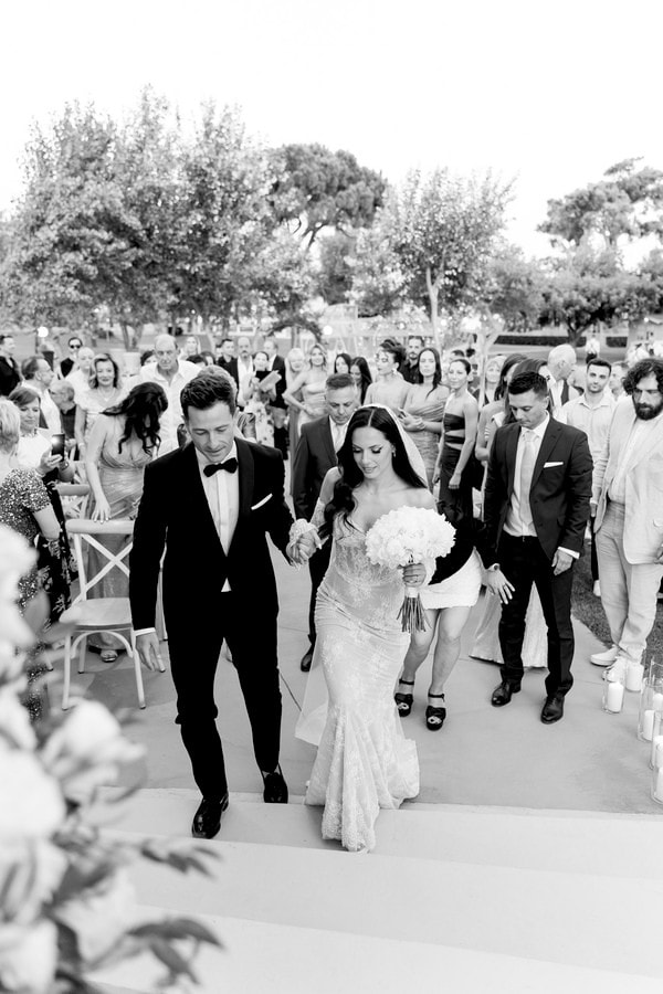 Stylish Summer Wedding Galazia Akti