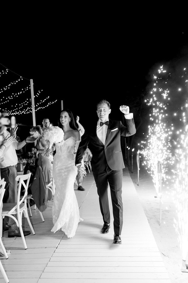 Stylish Summer Wedding Galazia Akti