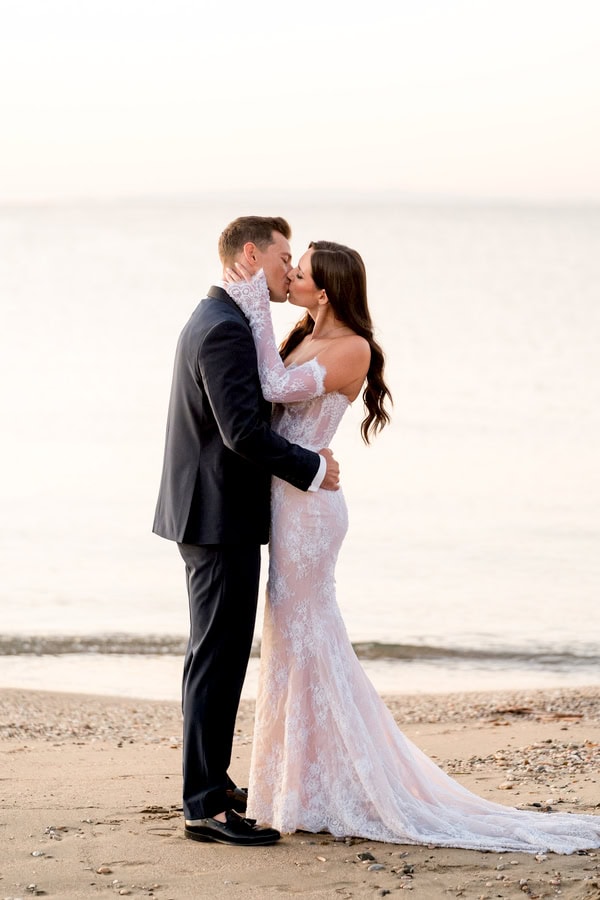 Stylish Summer Wedding Galazia Akti