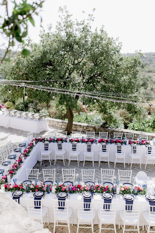 Summer Destination Wedding Bougainvillea Beautiful Crete