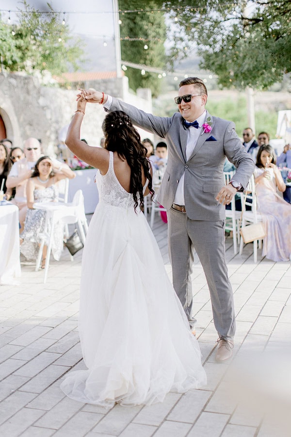 Summer Destination Wedding Bougainvillea Beautiful Crete