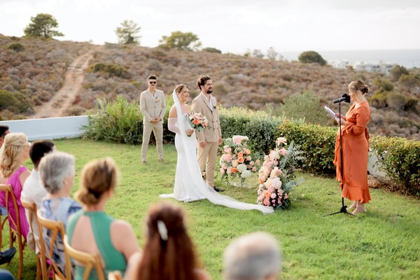 Summer Destination Wedding Chania Sunset Hues