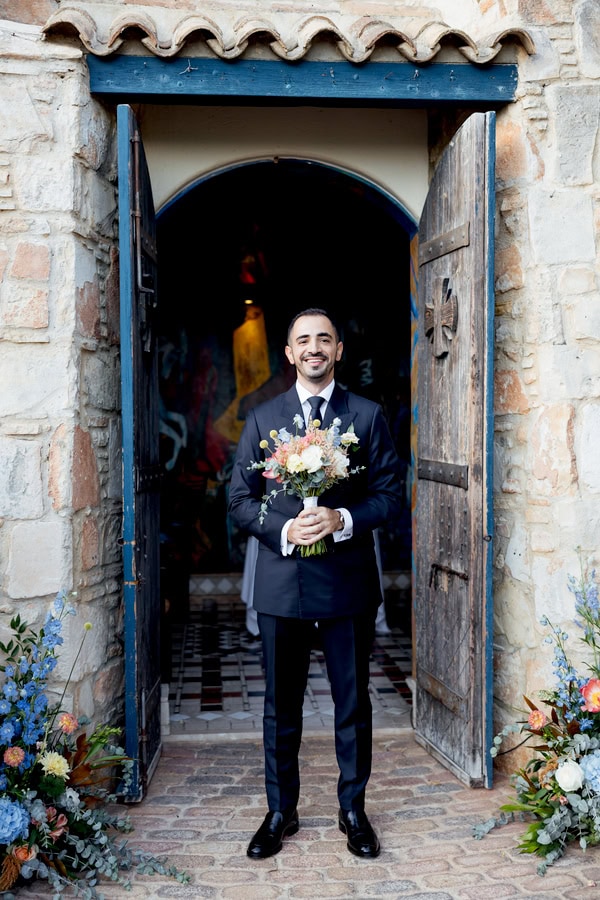 Summer Wedding Columbia Beach Resort Blue Coral Color Palette