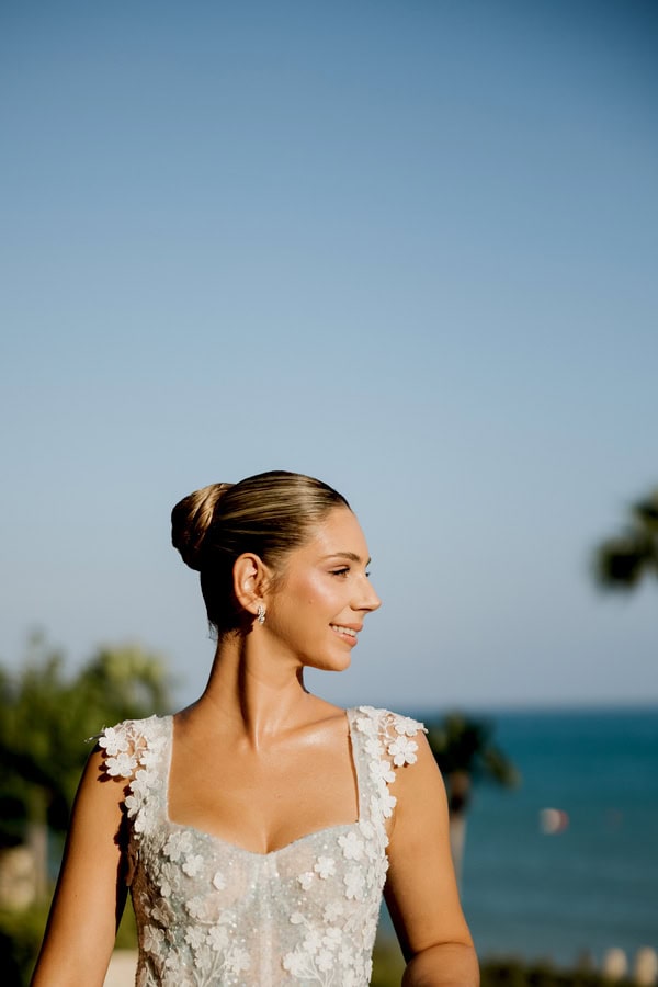 Summer Wedding Columbia Beach Resort Blue Coral Color Palette