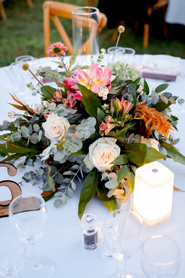 Summer Wedding Columbia Beach Resort Blue Coral Color Palette