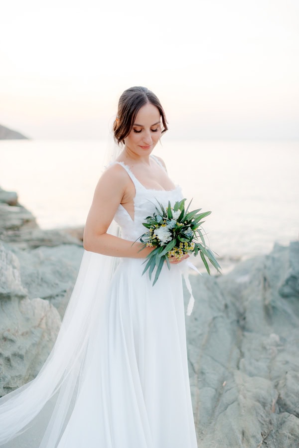 Summer Wedding Kythnos Minimal Chic Details