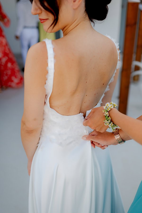 Summer Wedding Kythnos Minimal Chic Details
