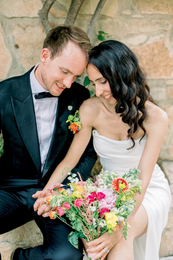 Summer Wedding Lovely Colors Columbia Beach Resort