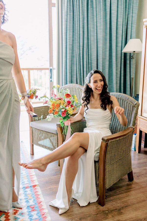 Summer Wedding Lovely Colors Columbia Beach Resort