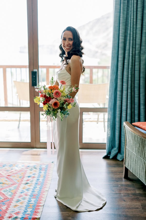 Summer Wedding Lovely Colors Columbia Beach Resort