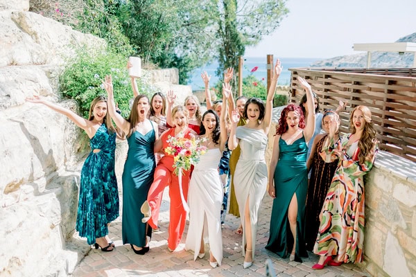 Summer Wedding Lovely Colors Columbia Beach Resort