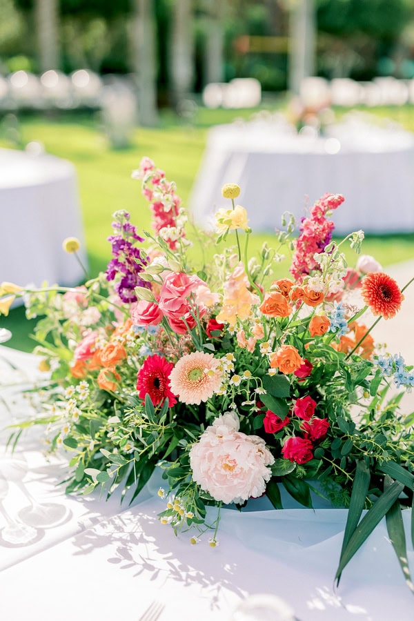 Summer Wedding Lovely Colors Columbia Beach Resort