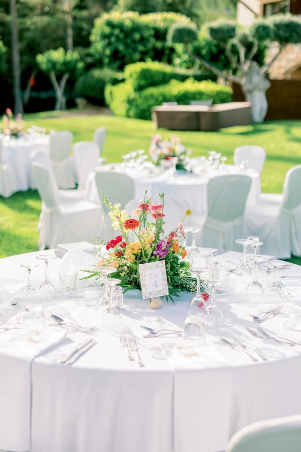 Summer Wedding Lovely Colors Columbia Beach Resort