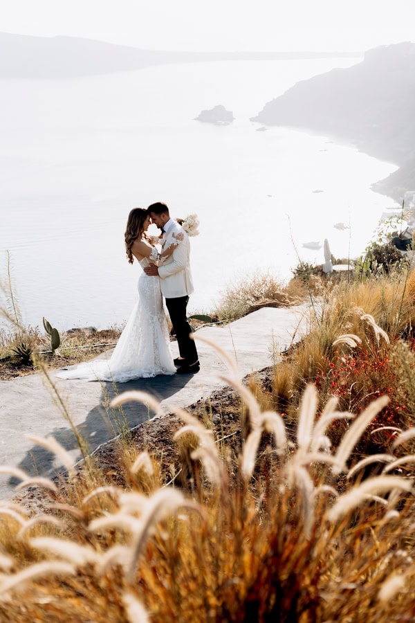 Ultra Chic Wedding Santorini White Blooms