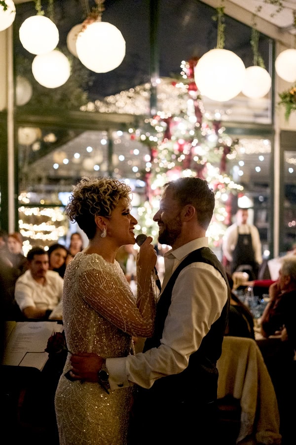 Winder Wedding Red Flowers Festive