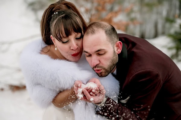 Winter Wedding Snowy Kastoria