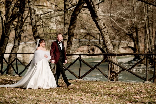Winter Wedding Snowy Kastoria