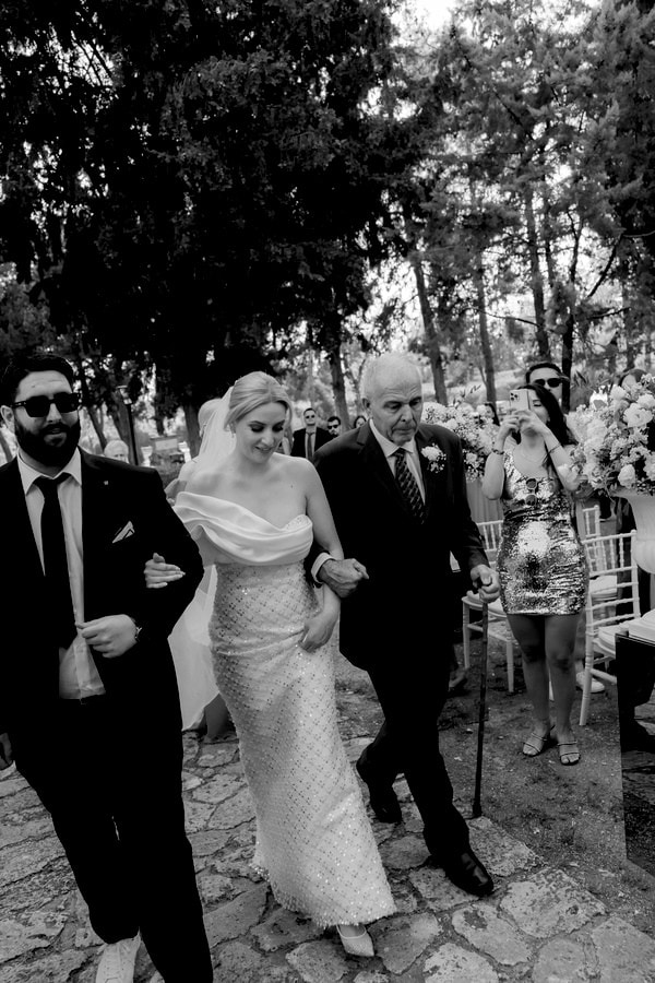 Chic Summer Wedding Thessaloniki All White Florals