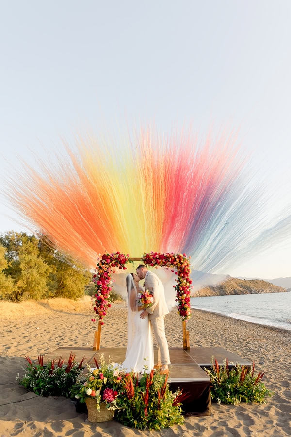Colorful Destination Wedding Lesvos Mesmerizing