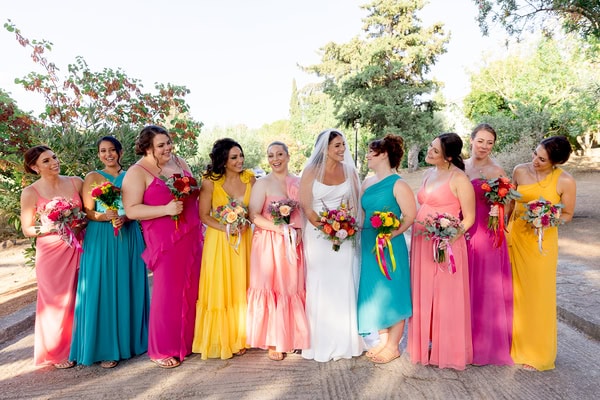 Colorful Destination Wedding Lesvos Mesmerizing