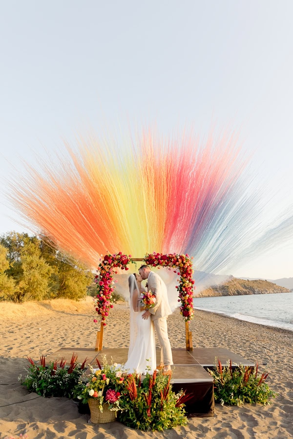 Colorful Destination Wedding Lesvos Mesmerizing