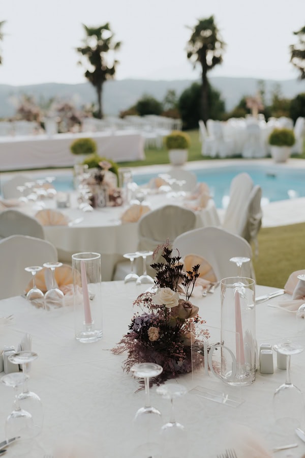 Dusty Pink Lilac Floral Dream Wedding Ioannina