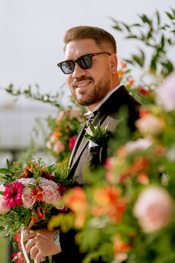 Festive Wedding With Colorful Flowers And Modern Details