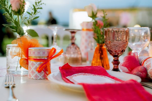 Festive Wedding With Colorful Flowers And Modern Details