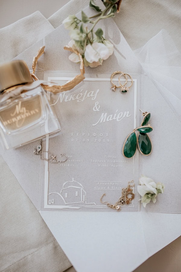 Island Wedding Rustic Details Serifos