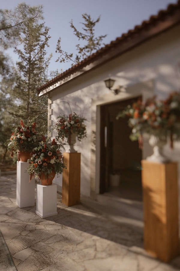 Romantic Fall Wedding Beautiful Terracotta Details Nicosia