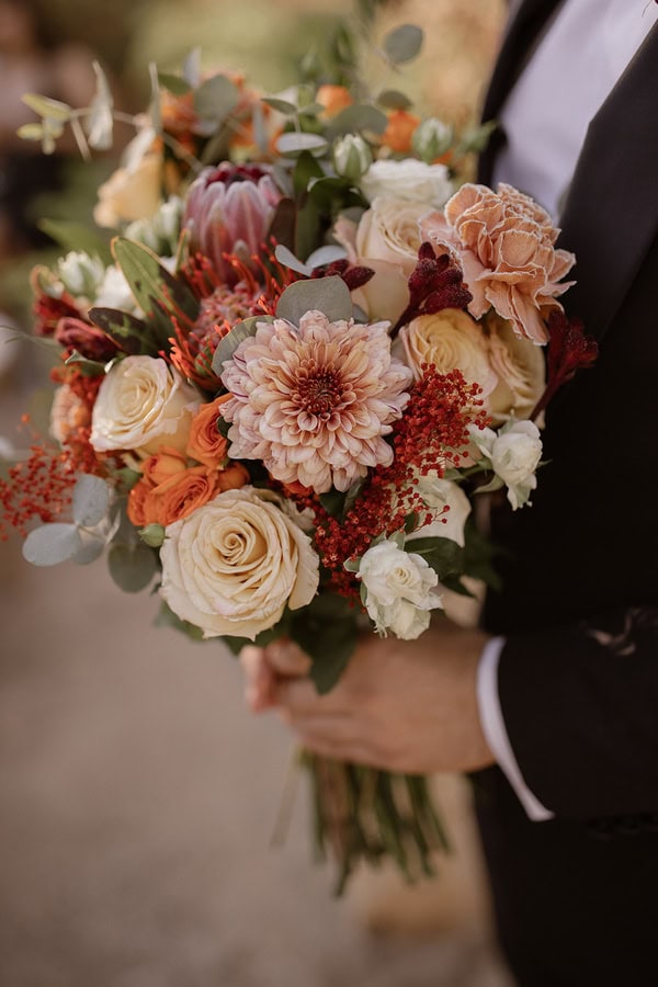 Romantic Fall Wedding Beautiful Terracotta Details Nicosia