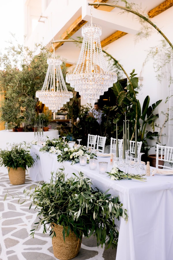 Romantic Spring Wedding Aegean Backdrop