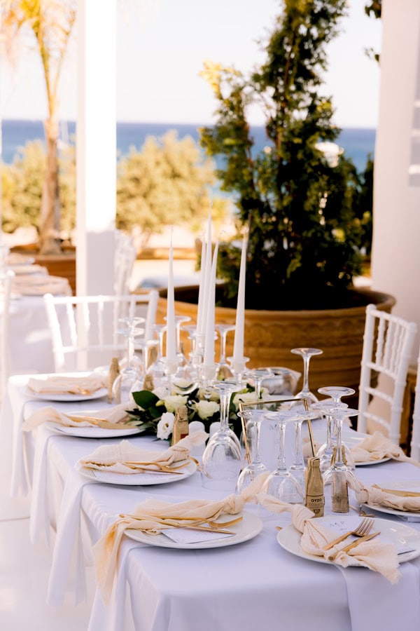 Romantic Spring Wedding Aegean Backdrop