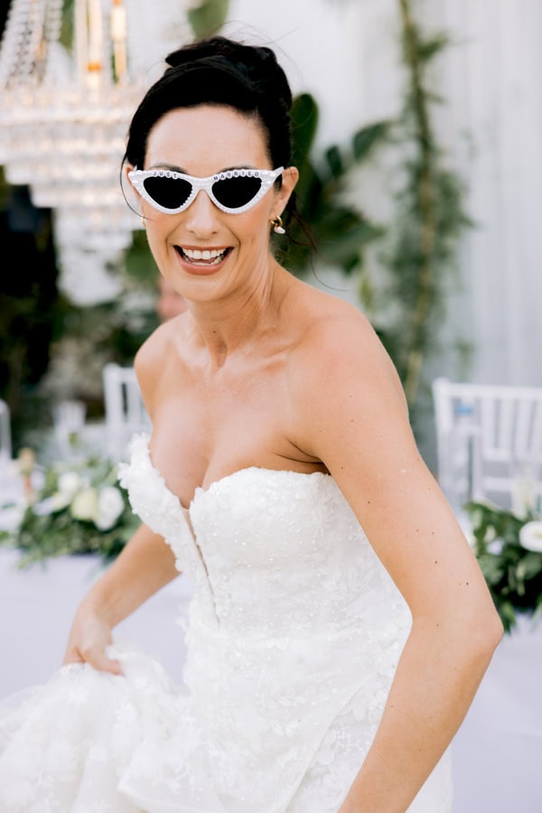 Romantic Spring Wedding Aegean Backdrop