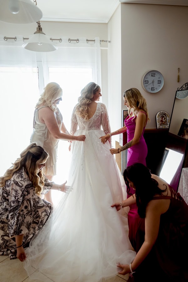 Romantic Spring Wedding Evia