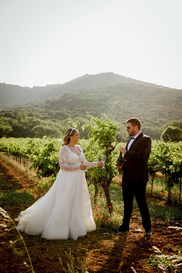 Romantic Spring Wedding Evia