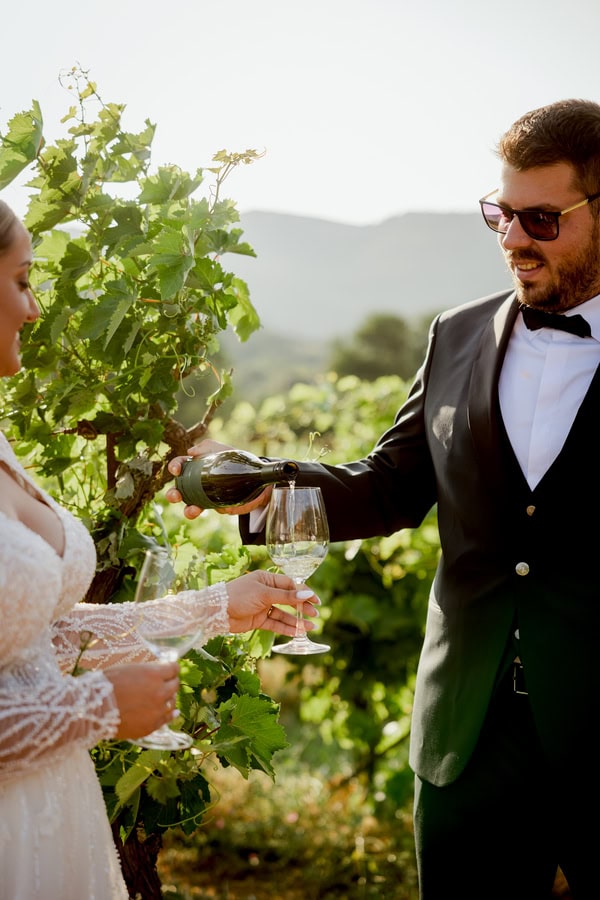 Romantic Spring Wedding Evia