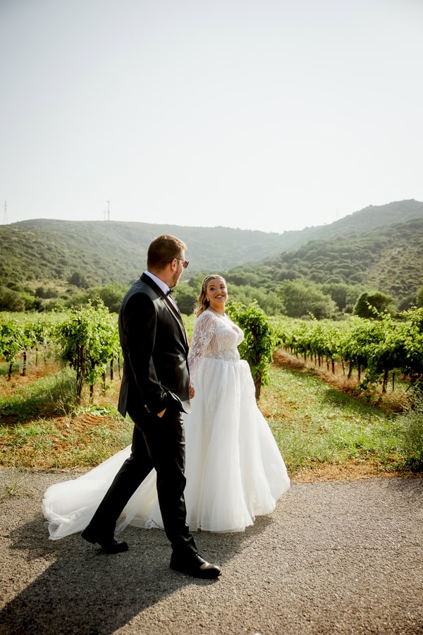 Romantic Spring Wedding Evia