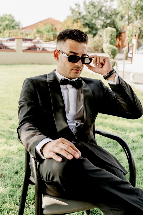 Romantic Wedding Drama White Roses