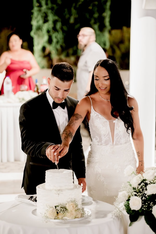 Romantic Wedding Drama White Roses