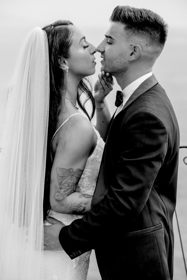 Romantic Wedding Drama White Roses