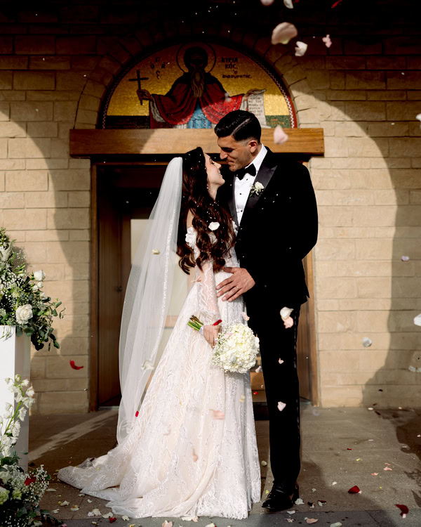 Romantic Wedding Larnaca Elegant White Blooms