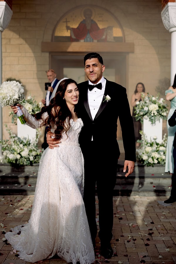 Romantic Wedding Larnaca Elegant White Blooms