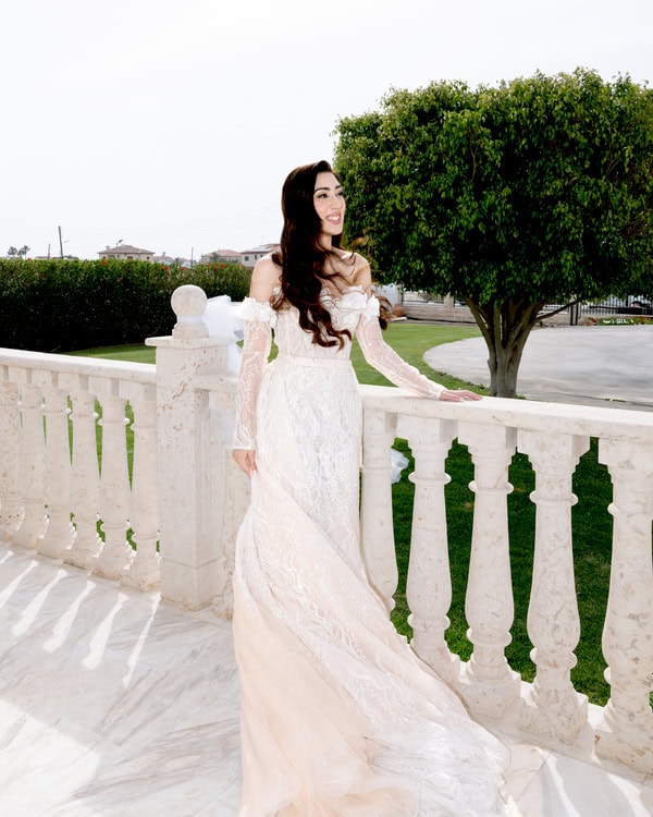 Romantic Wedding Larnaca Elegant White Blooms