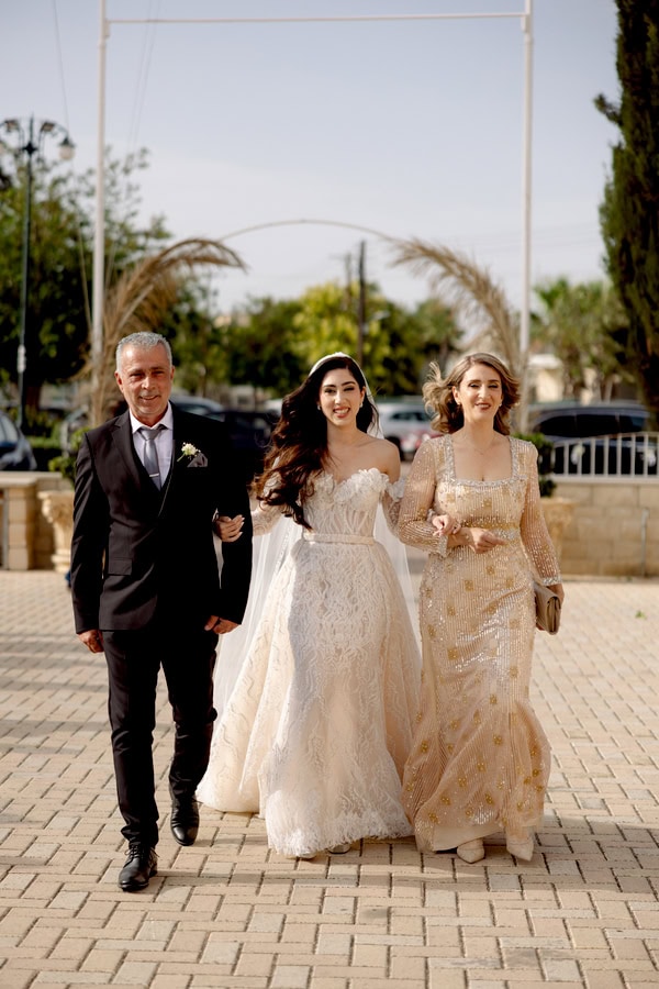 Romantic Wedding Larnaca Elegant White Blooms