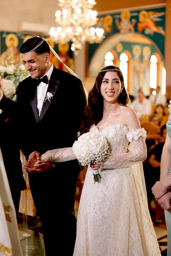 Romantic Wedding Larnaca Elegant White Blooms