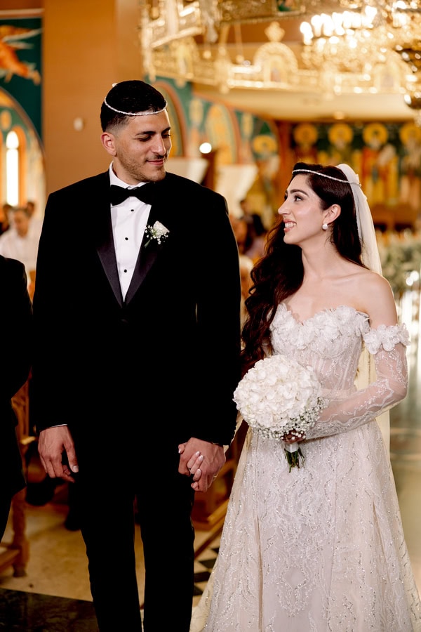 Romantic Wedding Larnaca Elegant White Blooms